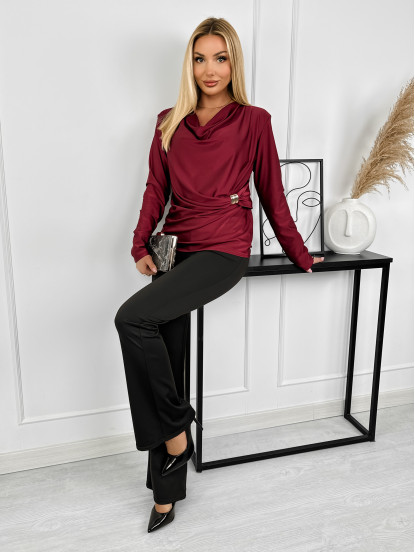 Bluzka Ferrara Bordowa Bluzka Ferrara Bordowa