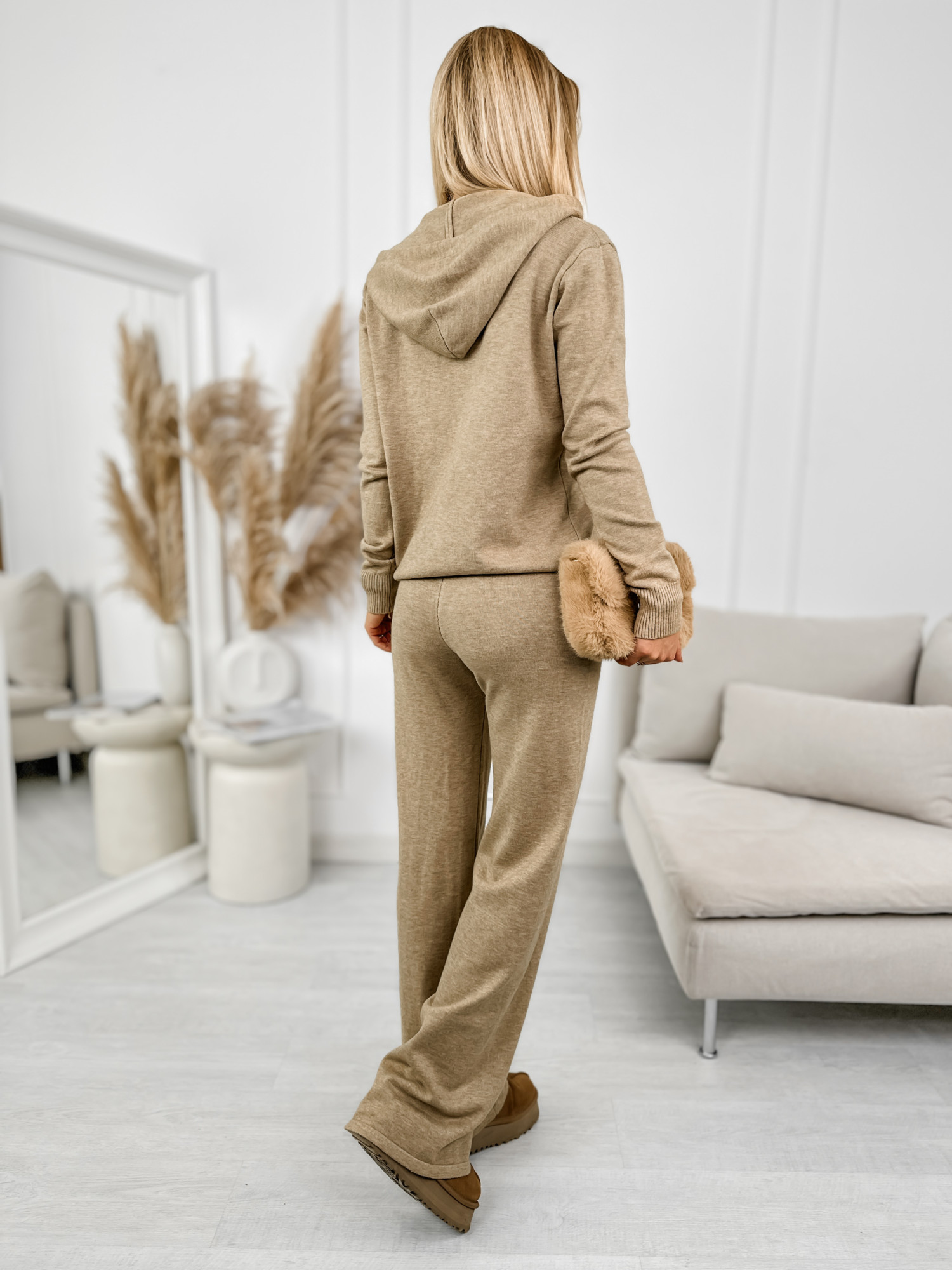 Komplet Dzianinowy Bronte Beżowy