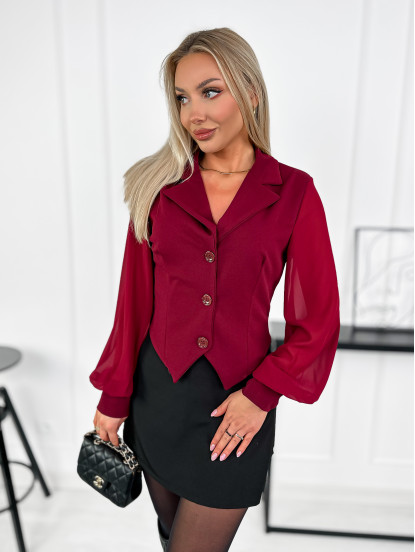 Koszula Karinda Bordowa