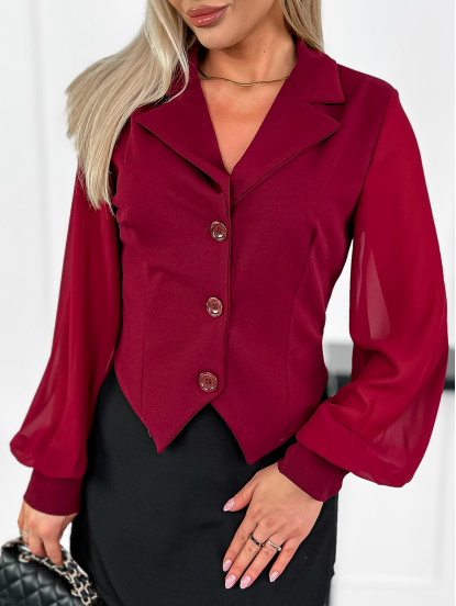 Koszula Karinda Bordowa