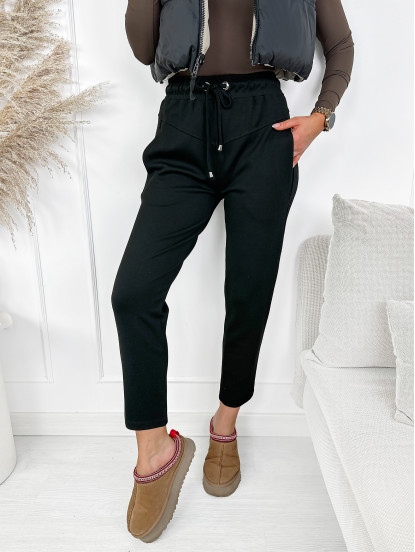 Spodnie Dresowe Palermo Czarne Spodnie Dresowe Palermo Czarne