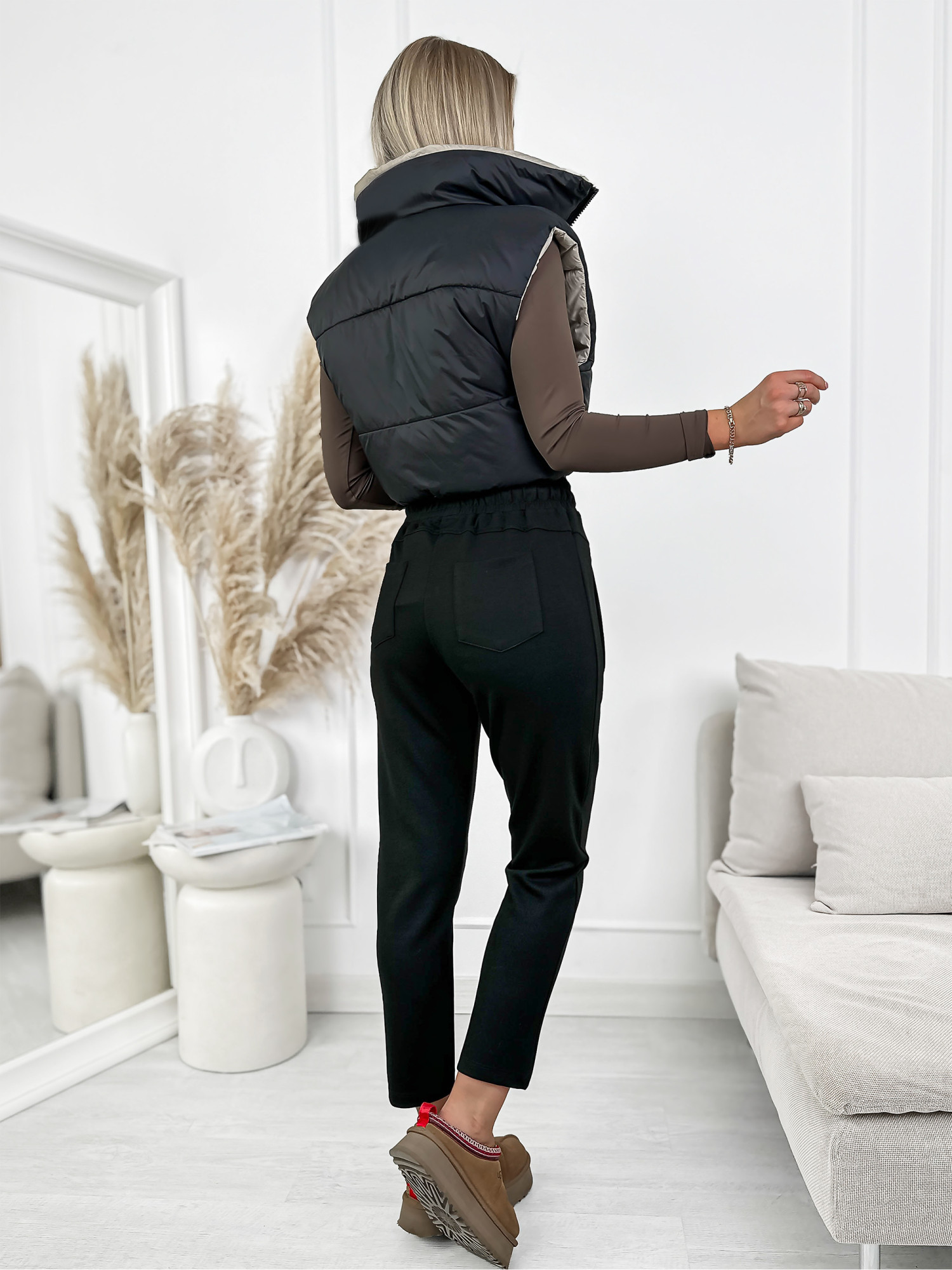 Spodnie Dresowe Palermo Czarne Spodnie Dresowe Palermo Czarne