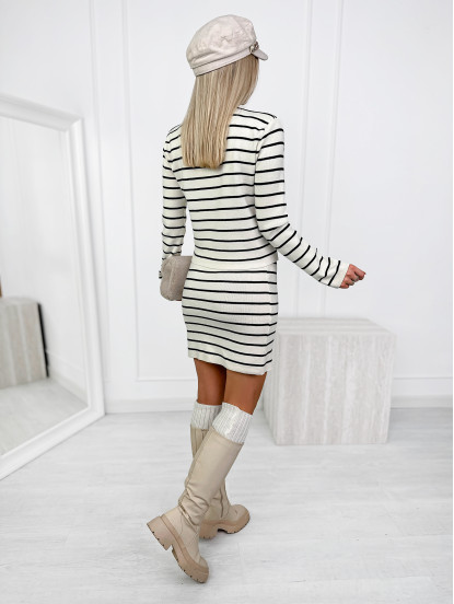 Komplet Sweterkowy Catania Kremowy