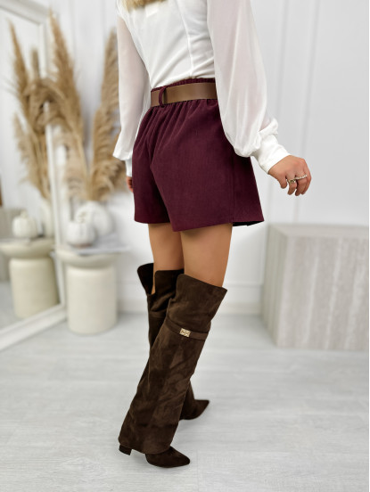 Spódnico-Spodenki Anice Bordowe Spódnico-Spodenki Anice Bordowe