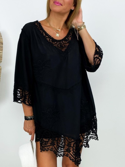 Bluzka Boho Oliana Two Czarna Bluzka Boho Oliana Two Czarna