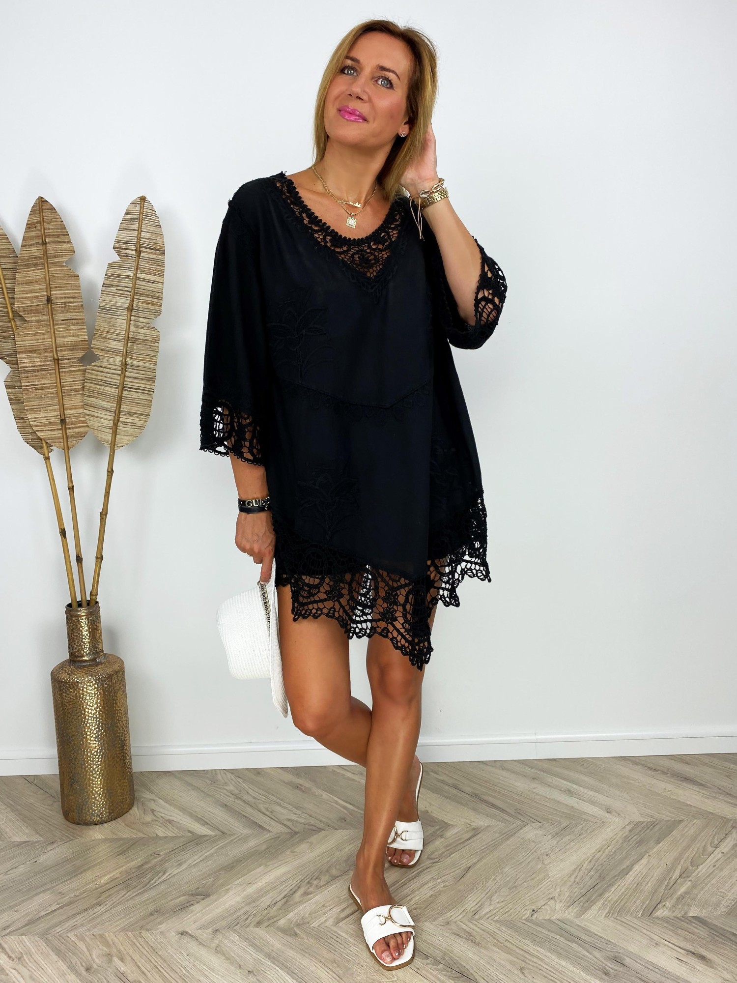 Bluzka Boho Oliana Two Czarna Bluzka Boho Oliana Two Czarna
