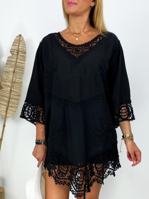 Bluzka Boho Oliana Two Czarna Bluzka Boho Oliana Two Czarna