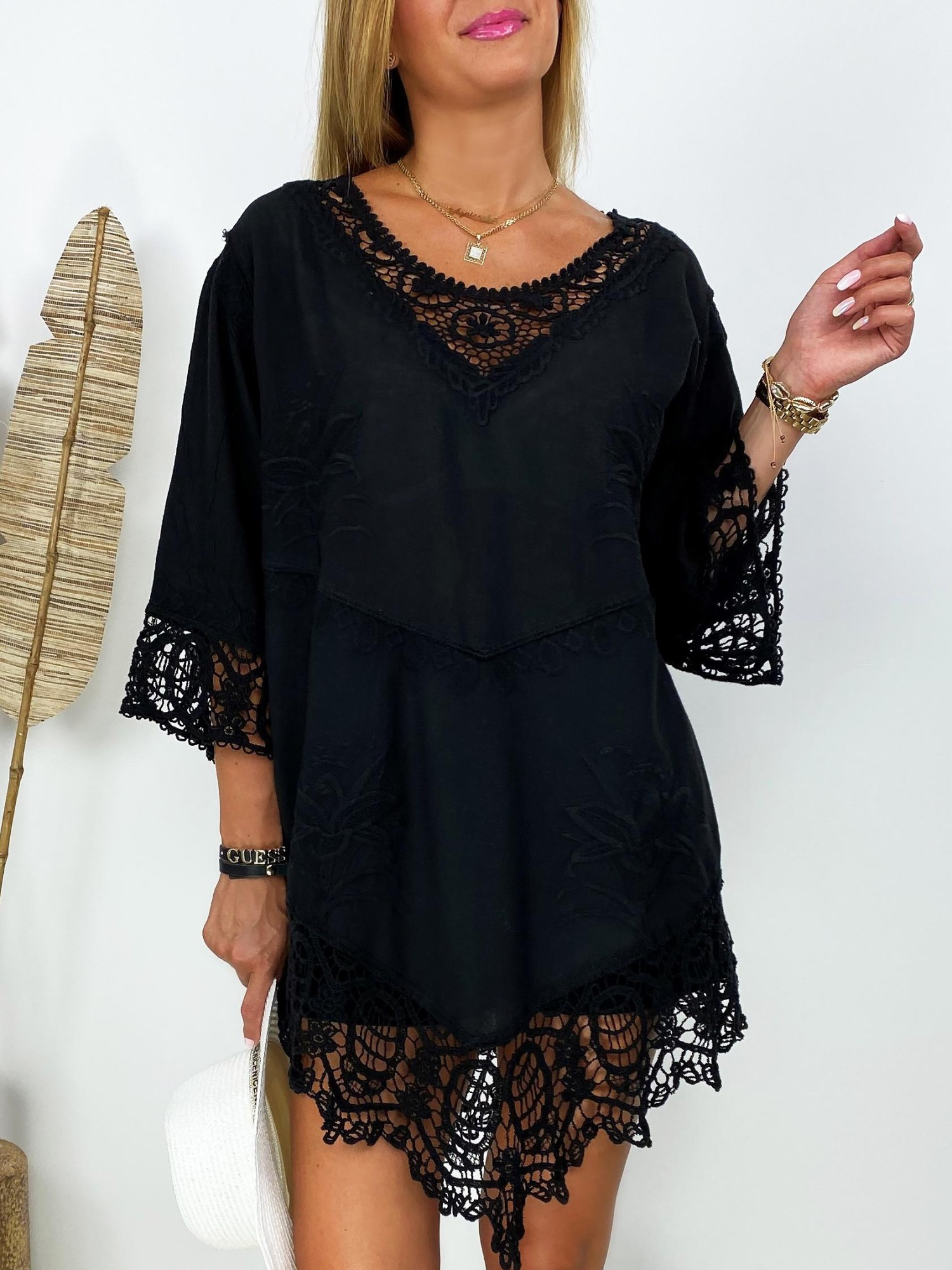 Bluzka Boho Oliana Two Czarna
