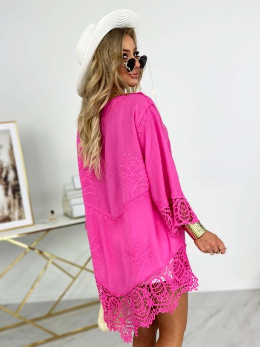 Tunika Boho Coral Różowa Tunika Boho Coral Różowa