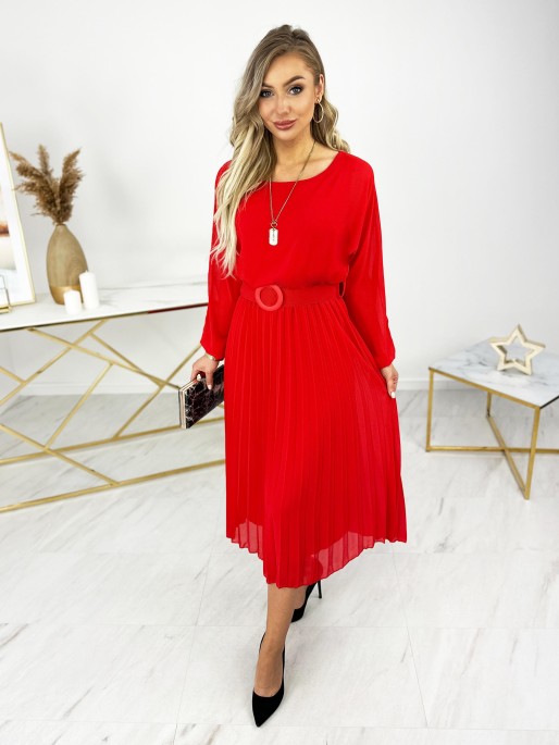 Sukienka Vestito Czerwona Sukienka Vestito Czerwona
