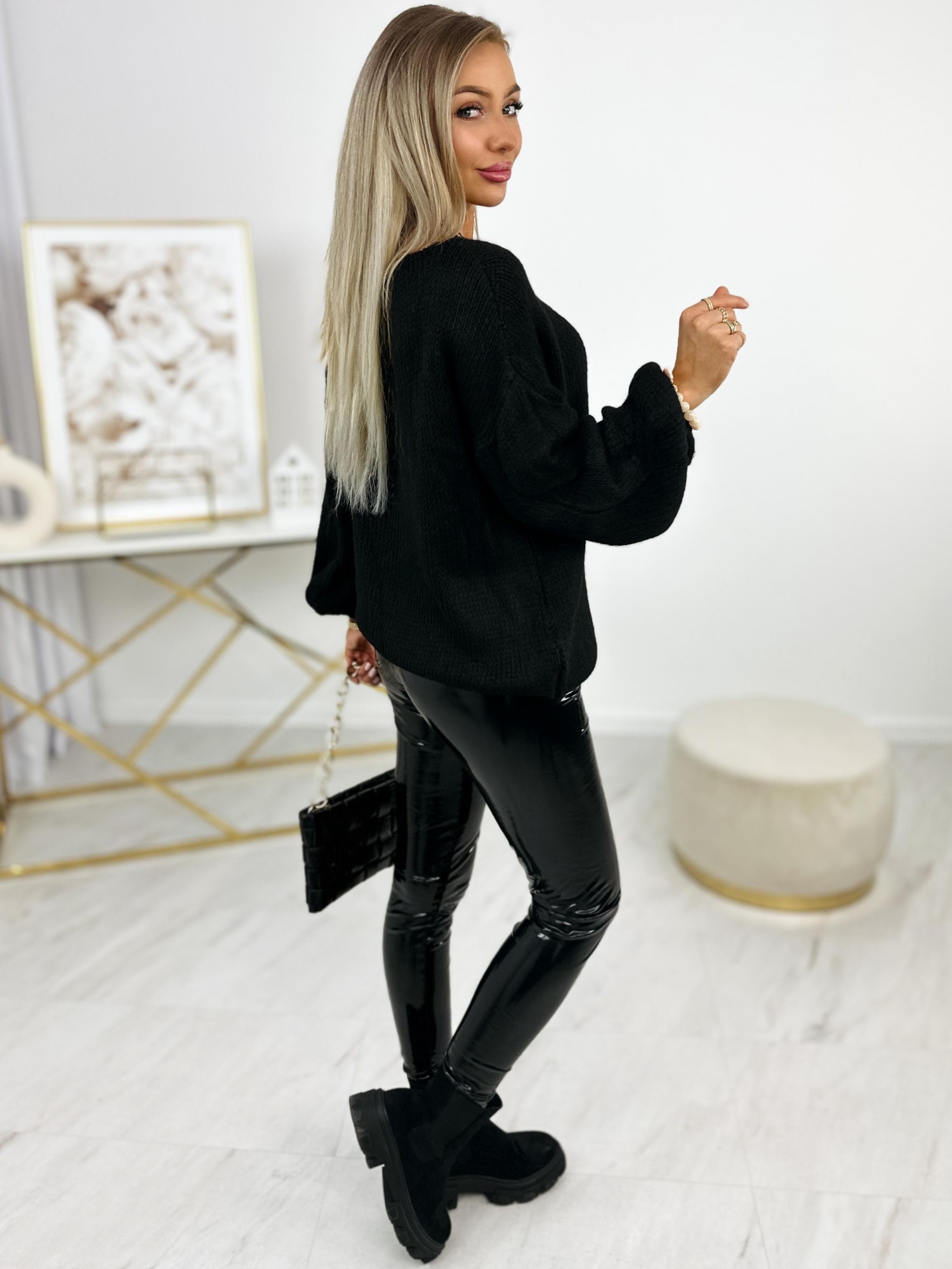 Sweter Risti Czarny Sweter Risti Czarny