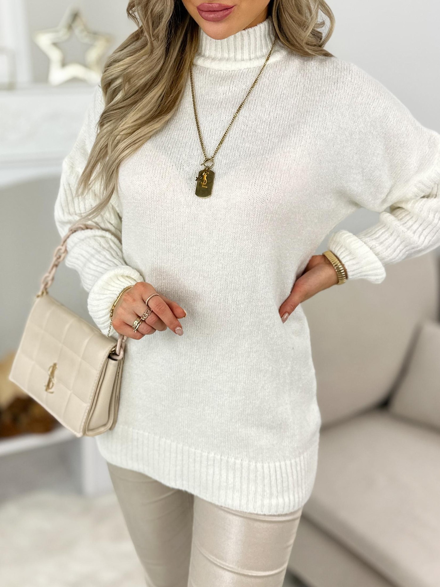 Sweter Grande Biały Sweter Grande Biały