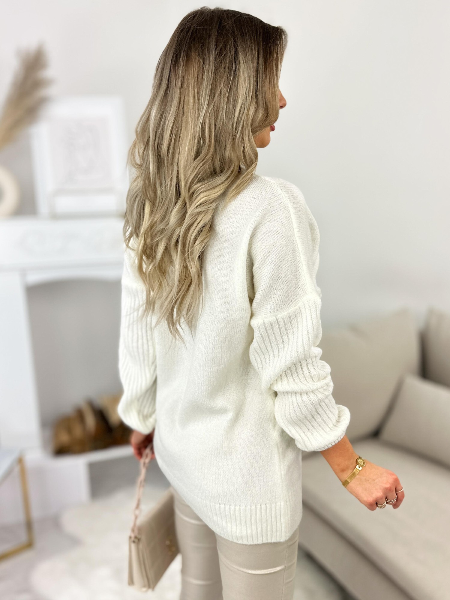 Sweter Grande Biały Sweter Grande Biały