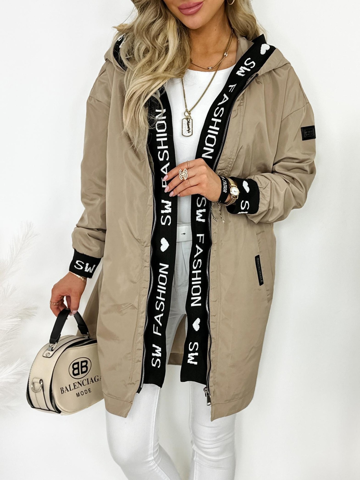 Kurtka Fashion Beżowa