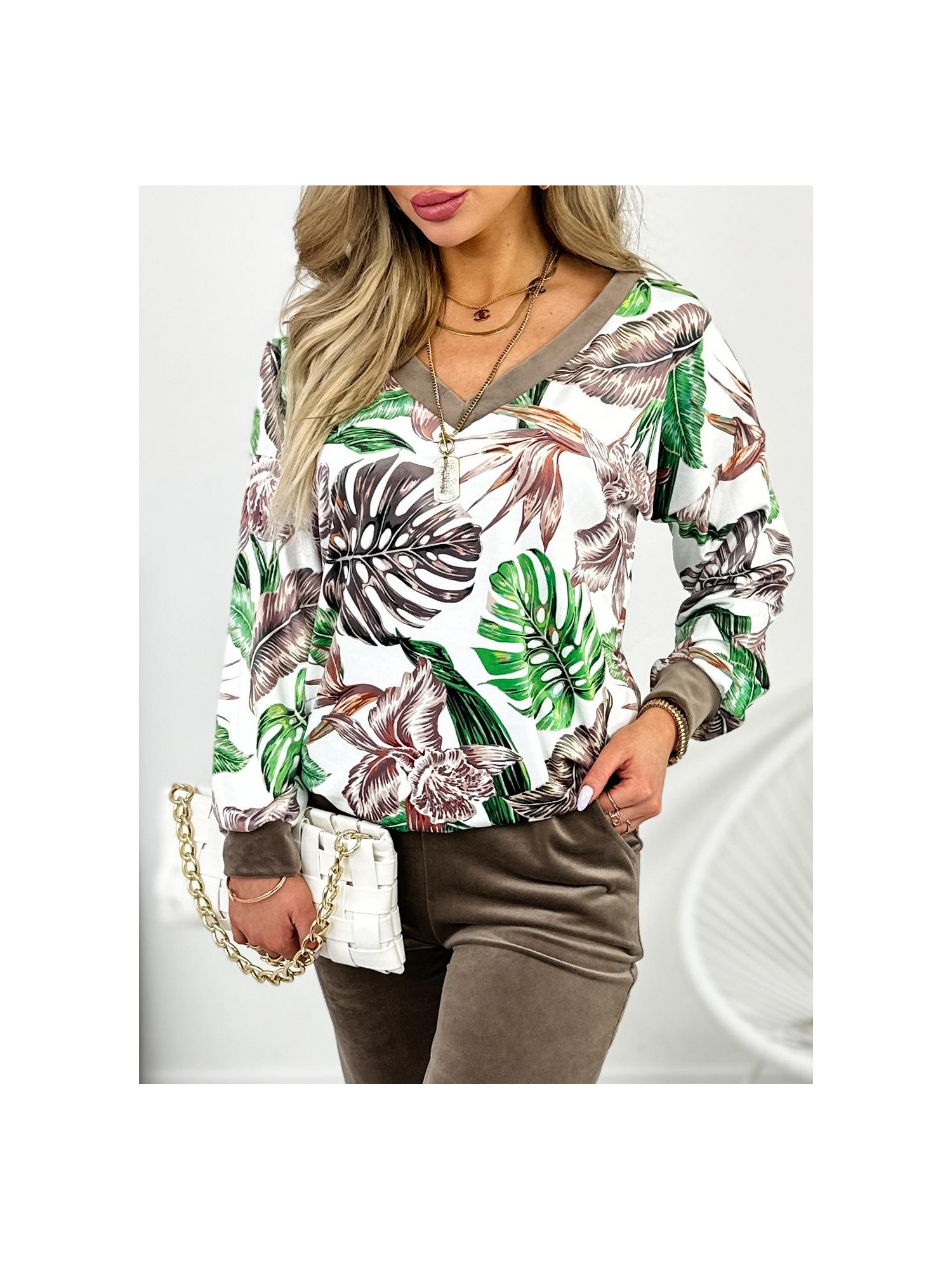 Dres Welurowy Verino Cappuccino