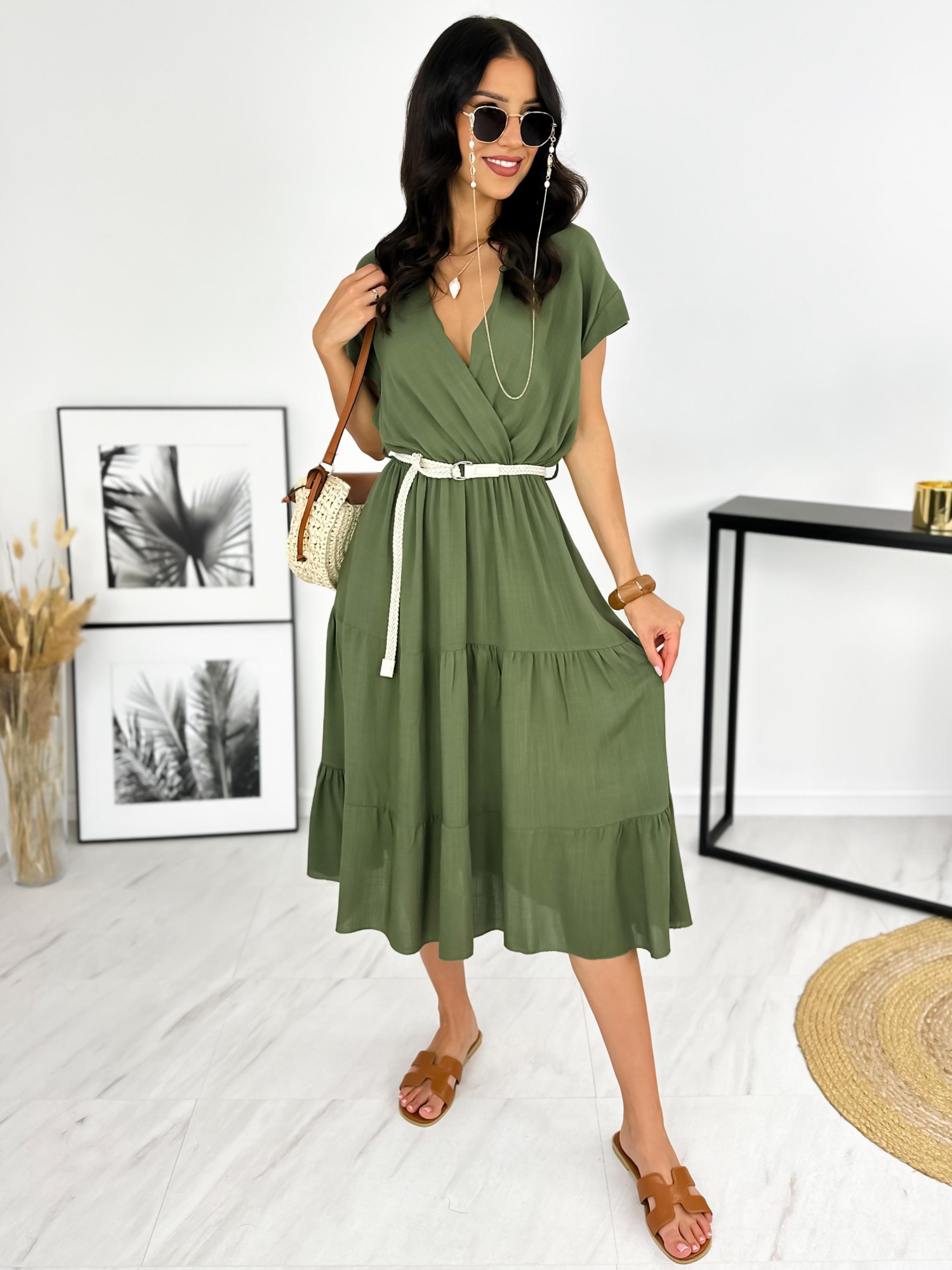Sukienka Junesi Khaki Sukienka Junesi Khaki