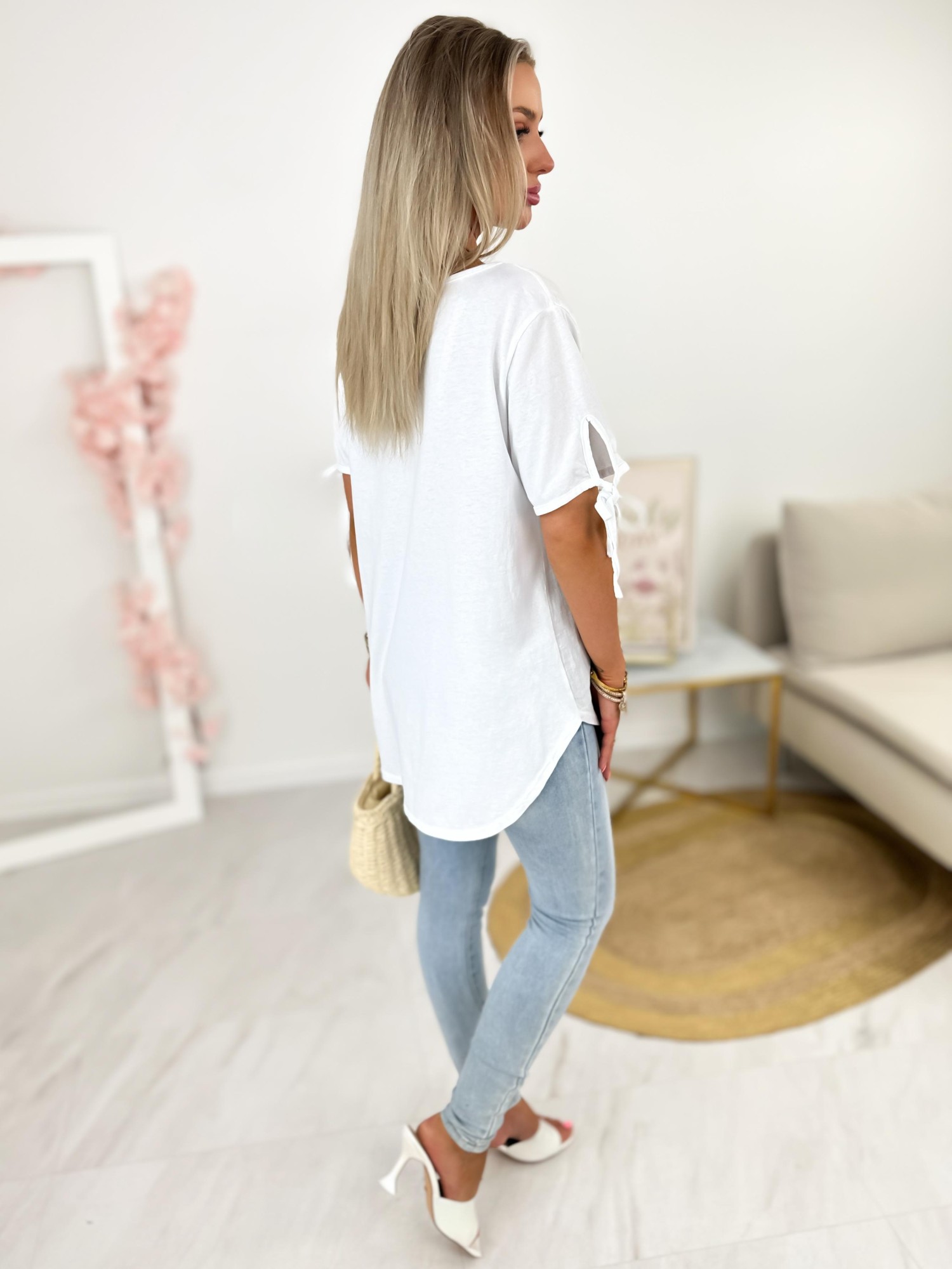 Bluzka Kaos Biała Bluzka Kaos Biała
