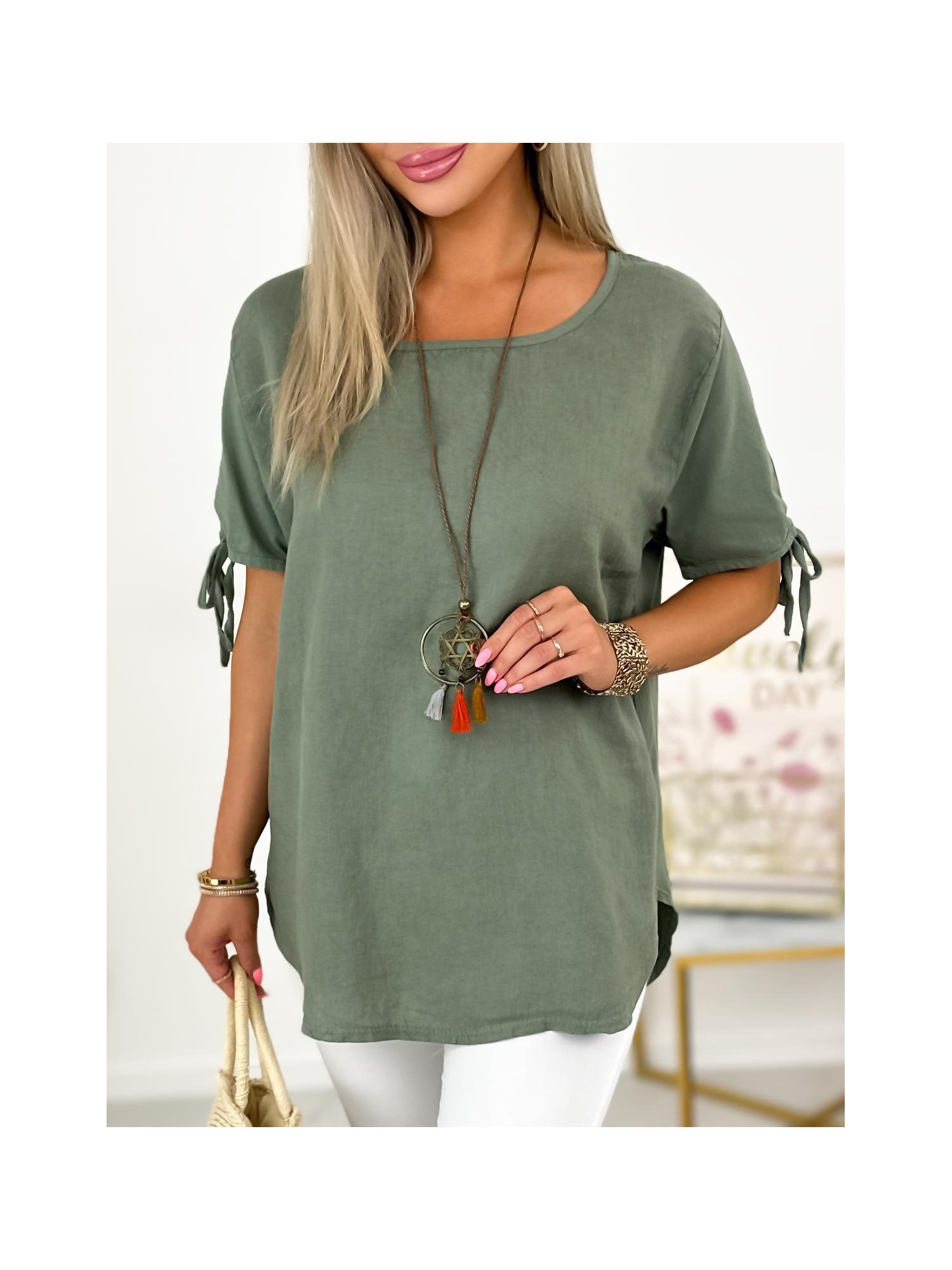 Bluzka Kaos Khaki Bluzka Kaos Khaki