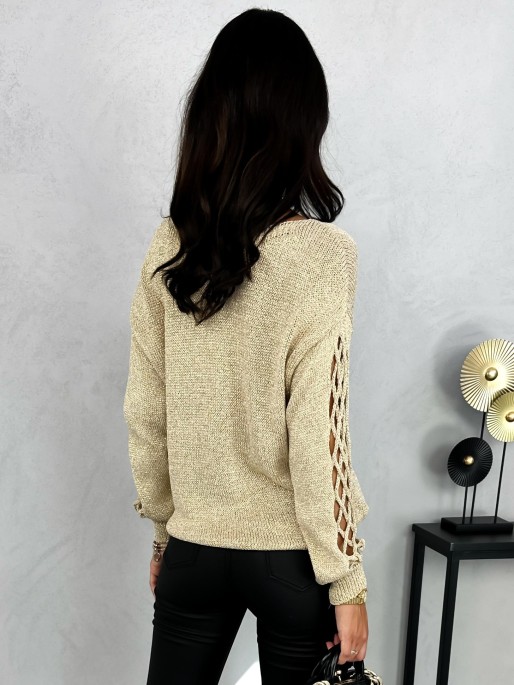 Sweter Insperio Złoty Sweter Insperio Złoty