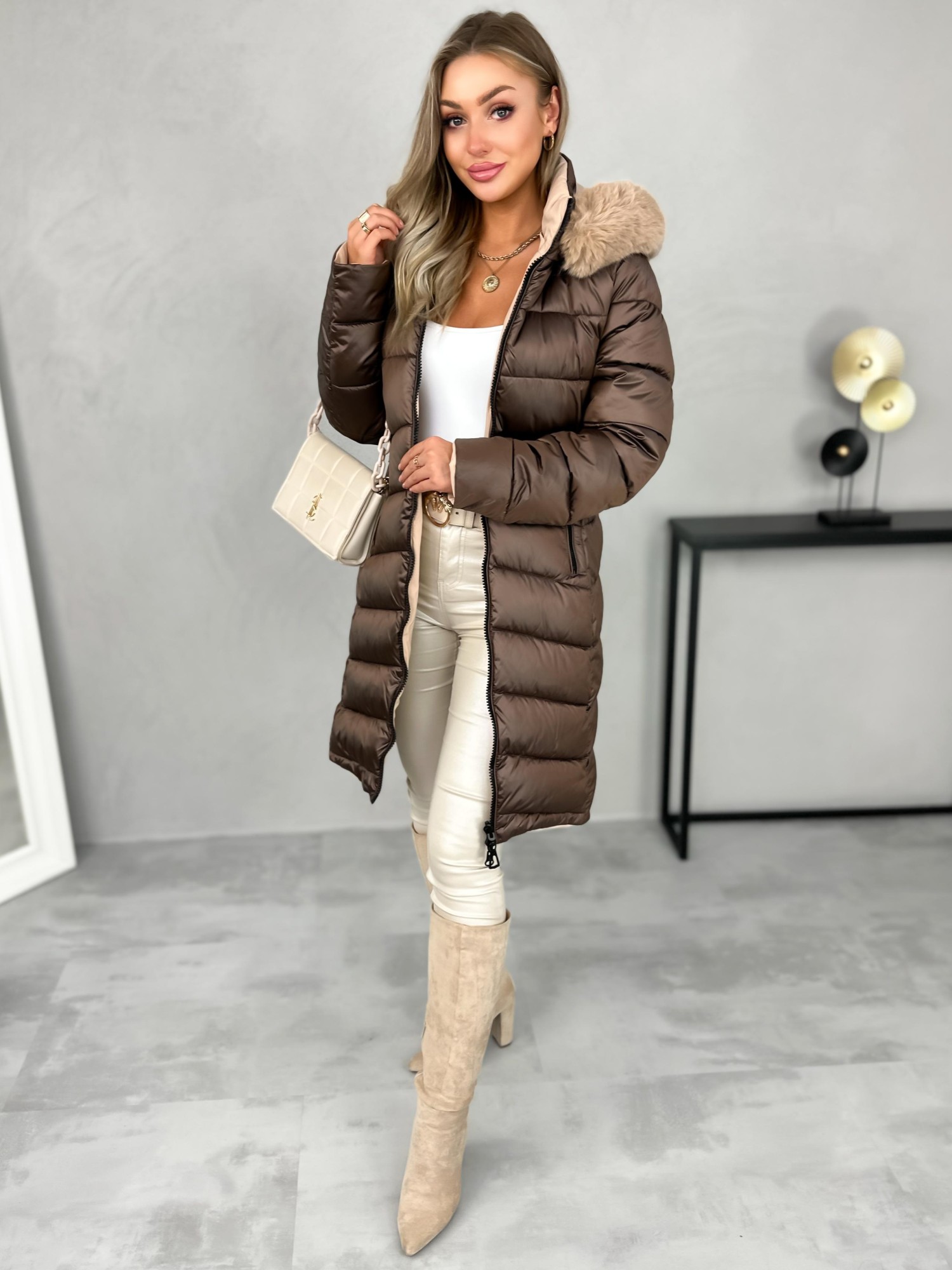 Kurtka Aries Dwustronna Czekoladowa Kurtka Aries Dwustronna Czekoladowa