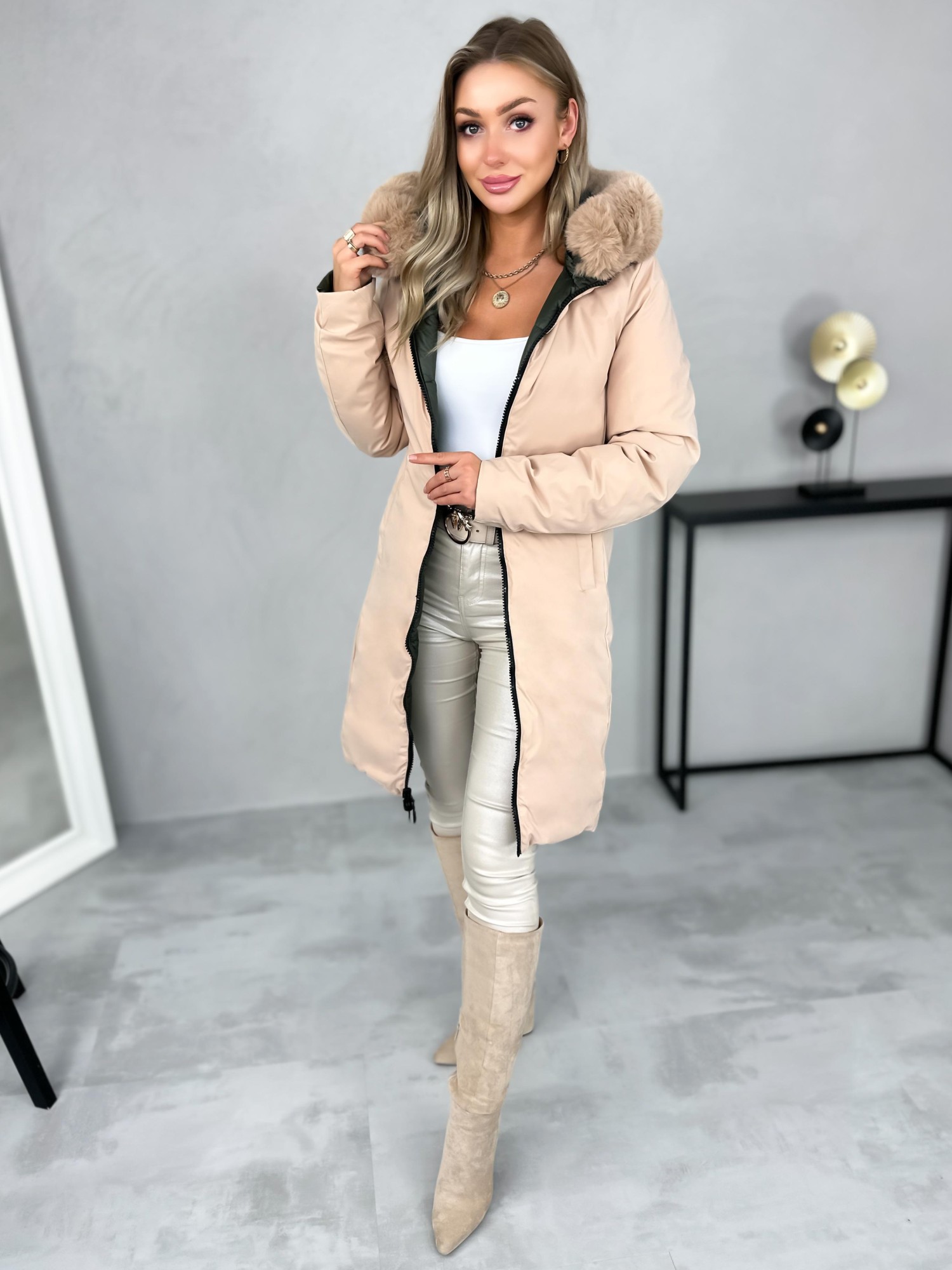 Kurtka Aries Dwustronna Khaki Kurtka Aries Dwustronna Khaki