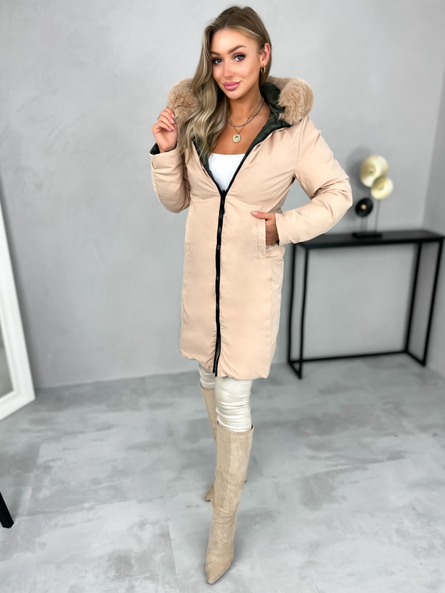 Kurtka Aries Dwustronna Khaki Kurtka Aries Dwustronna Khaki