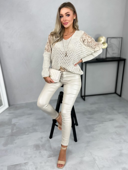 Sweter Lenera Jasnobeżowy Sweter Lenera Jasnobeżowy