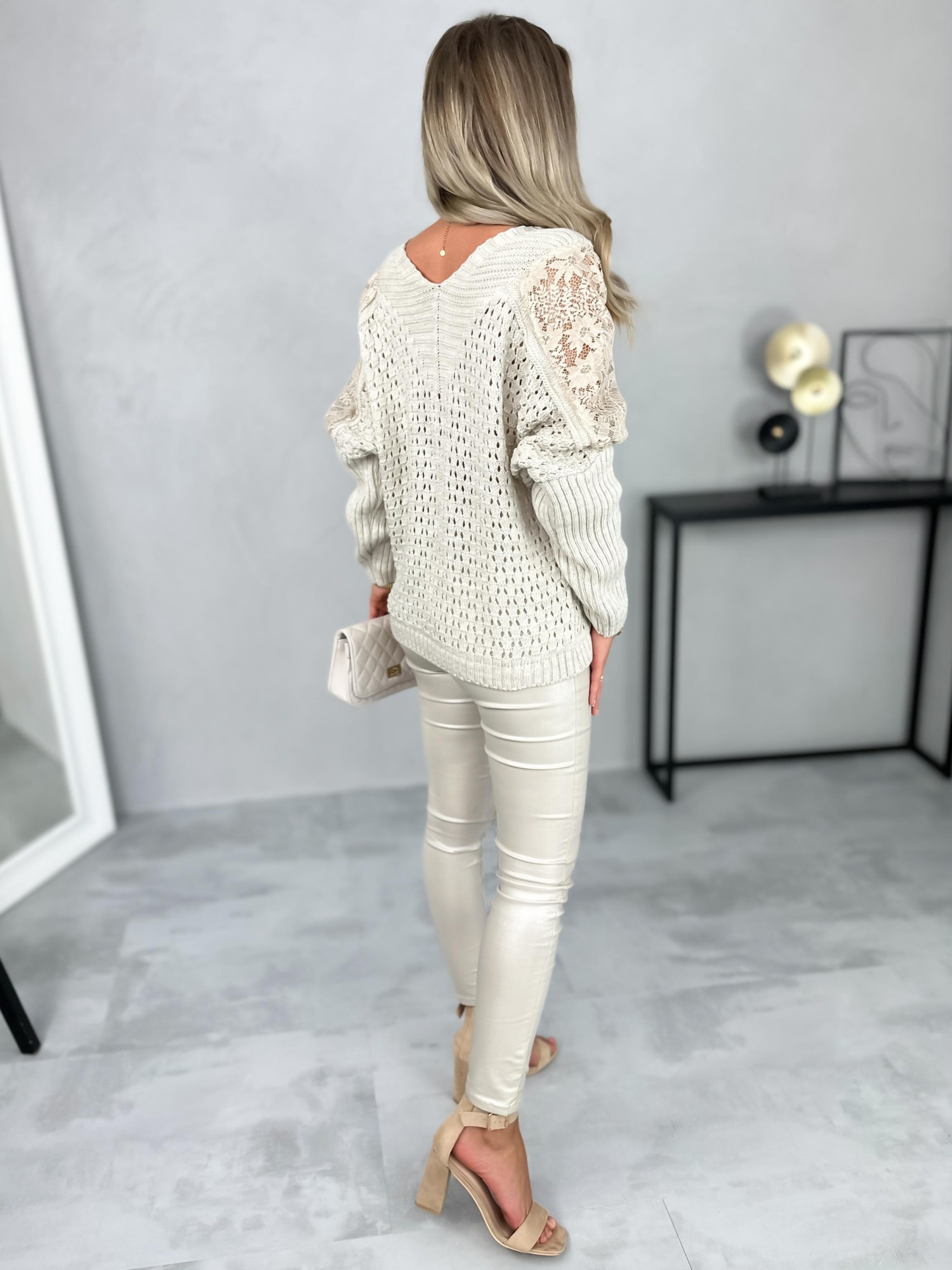 Sweter Lenera Jasnobeżowy Sweter Lenera Jasnobeżowy