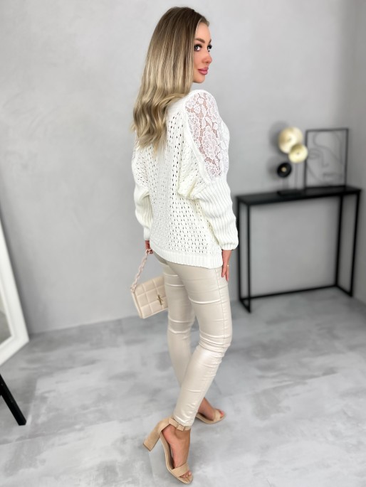 Sweter Lenera Biały Sweter Lenera Biały