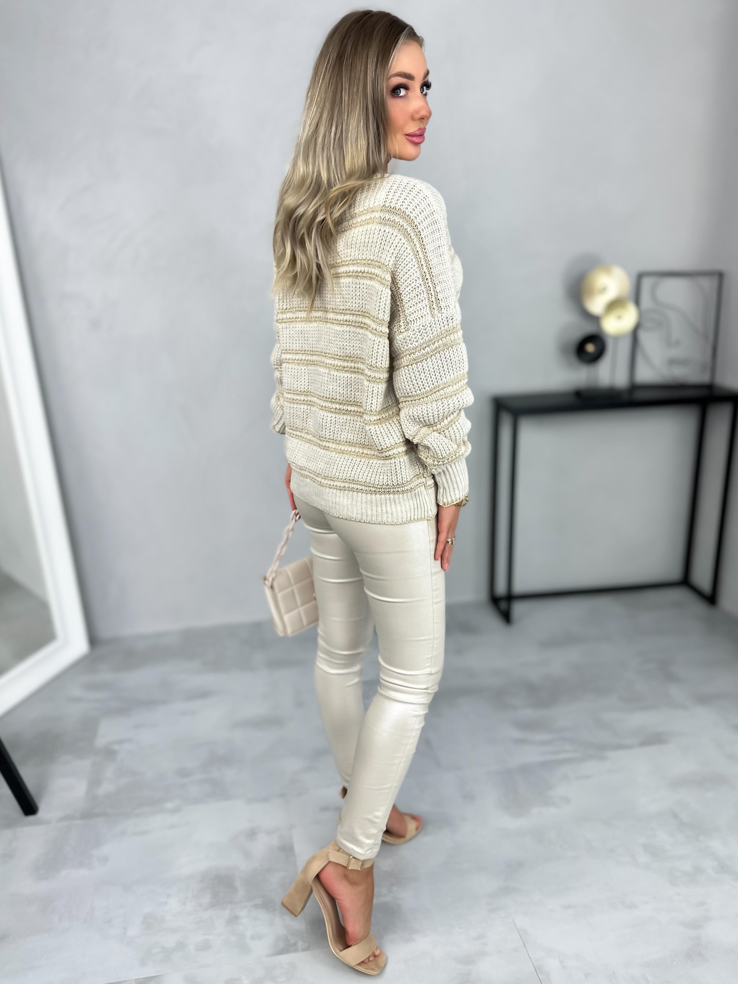 Sweter Moledo Jasno Beżowy Sweter Moledo Jasno Beżowy