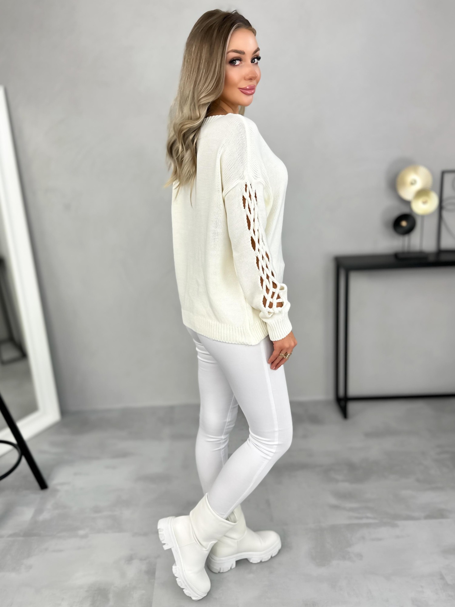 Sweter Cavo Biały Sweter Cavo Biały