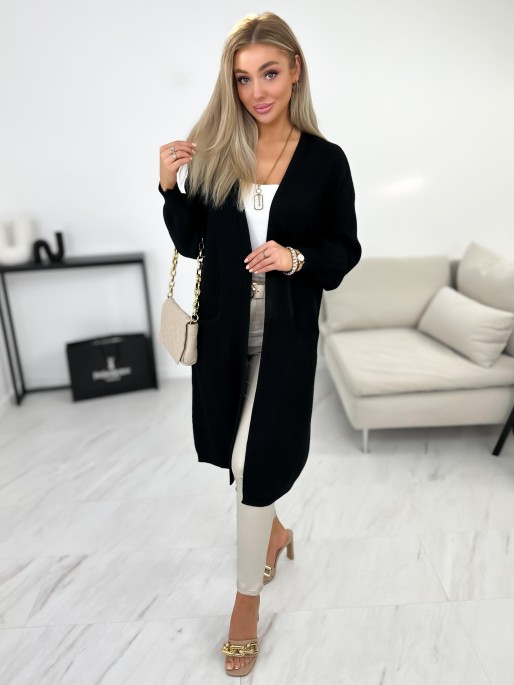 Sweter Kardigan Aroso Czarny Sweter Kardigan Aroso Czarny