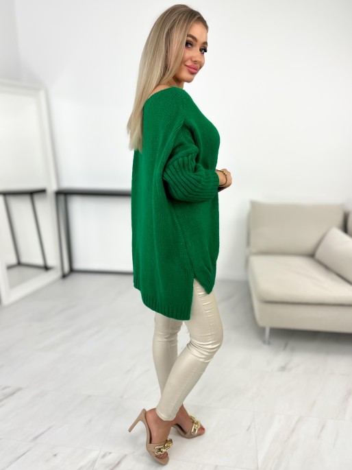 Sweter Ligo Zielony Sweter Ligo Zielony