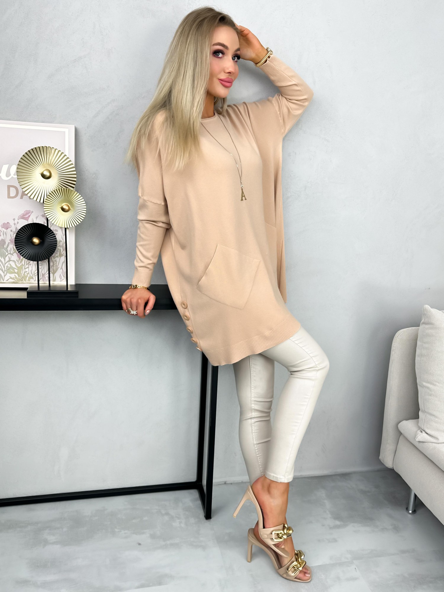 Sweter Maden Beżowy Sweter Maden Beżowy