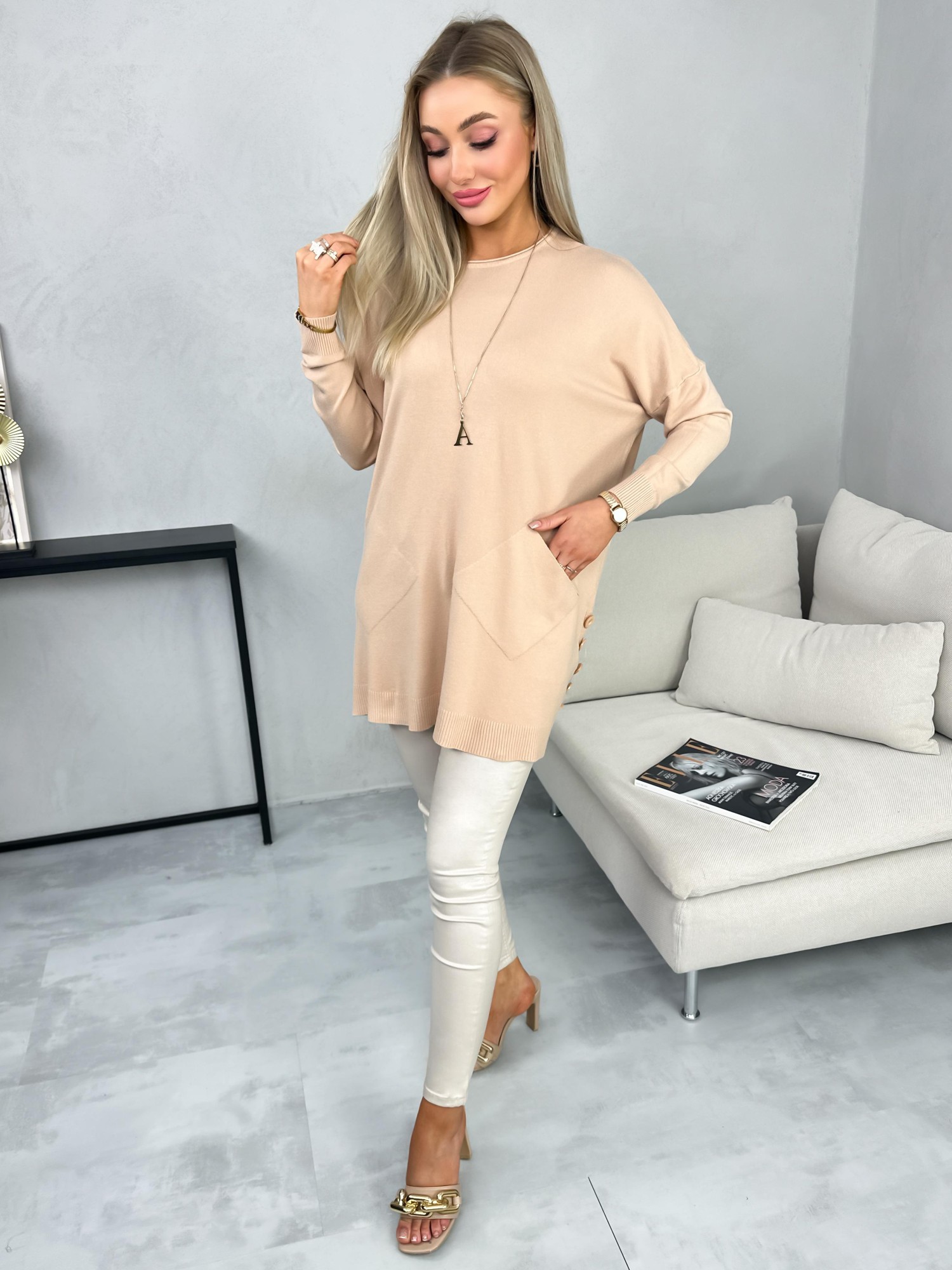 Sweter Maden Beżowy Sweter Maden Beżowy
