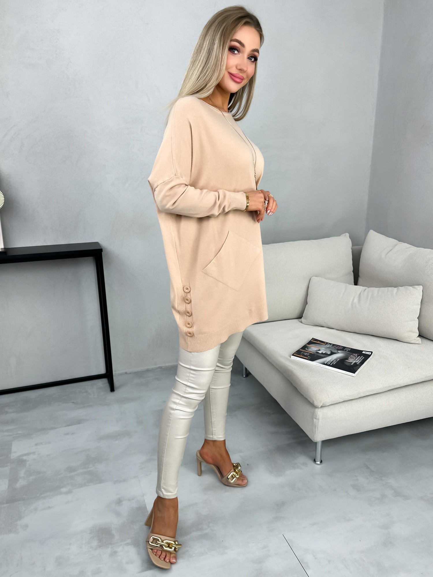 Sweter Maden Beżowy Sweter Maden Beżowy