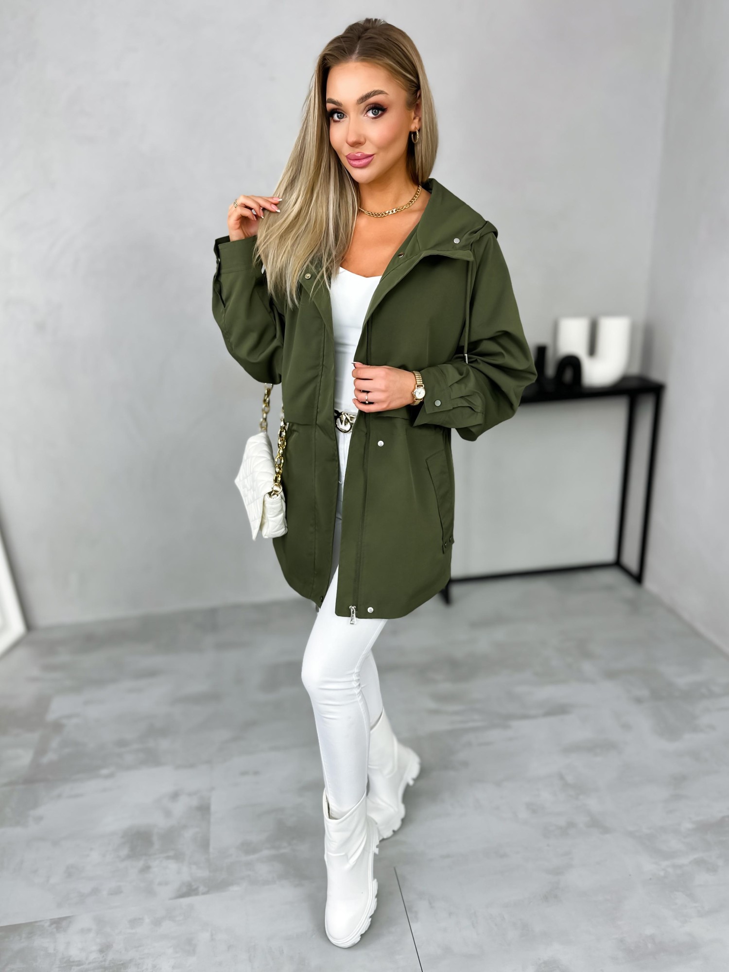 Kurtka Delari Khaki BIG SIZE Kurtka Delari Khaki BIG SIZE