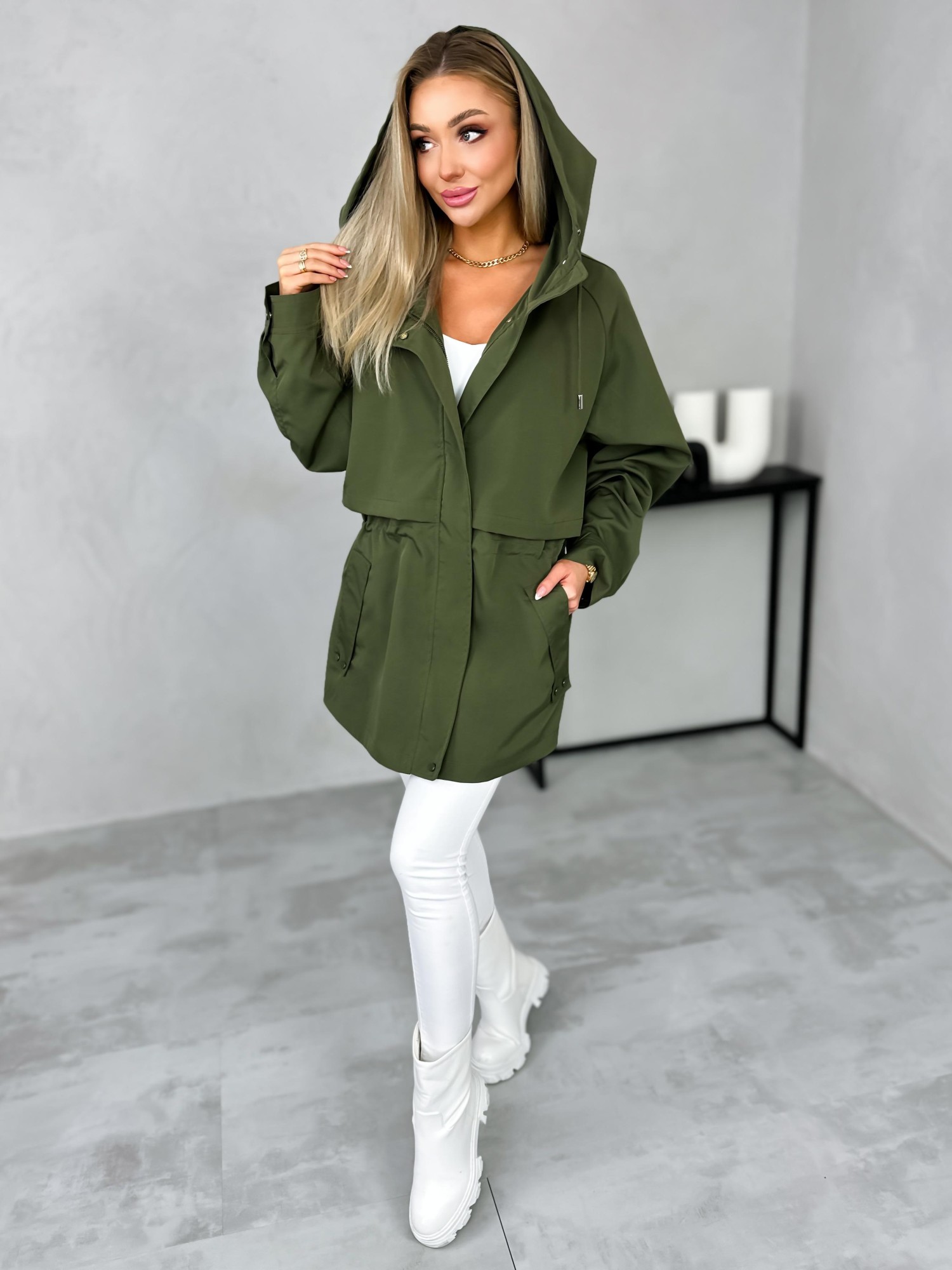 Kurtka Delari Khaki BIG SIZE Kurtka Delari Khaki BIG SIZE