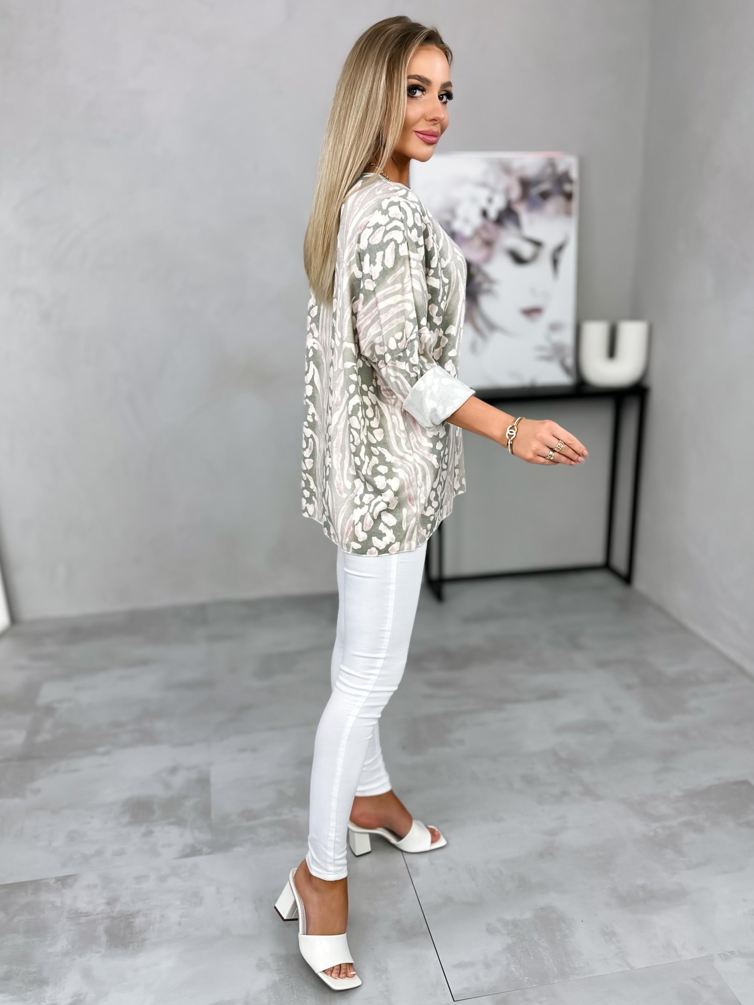 Bluzka Shila Khaki Bluzka Shila Khaki