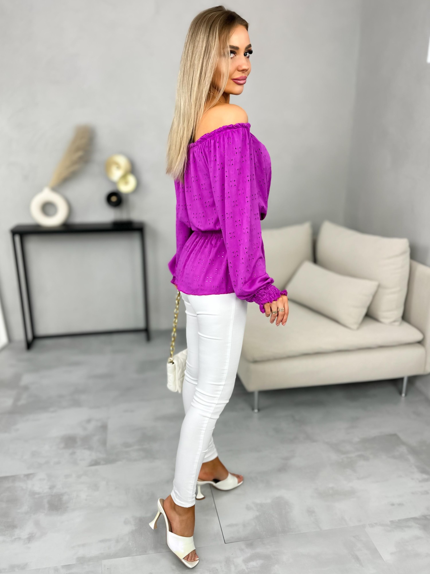 Bluzka Celina Purpurowa Bluzka Celina Purpurowa